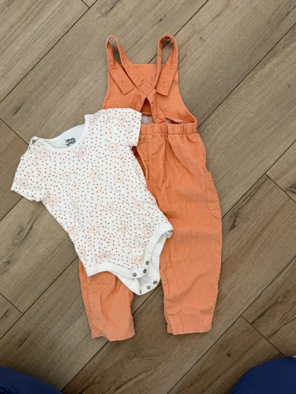 Disney Baby Winnie the Pooh Overalls & Onesie Set – 12-18 Months
